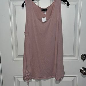 NWT! Elizabeth Pink Pullover Vest w/ Sinched Waist 3X